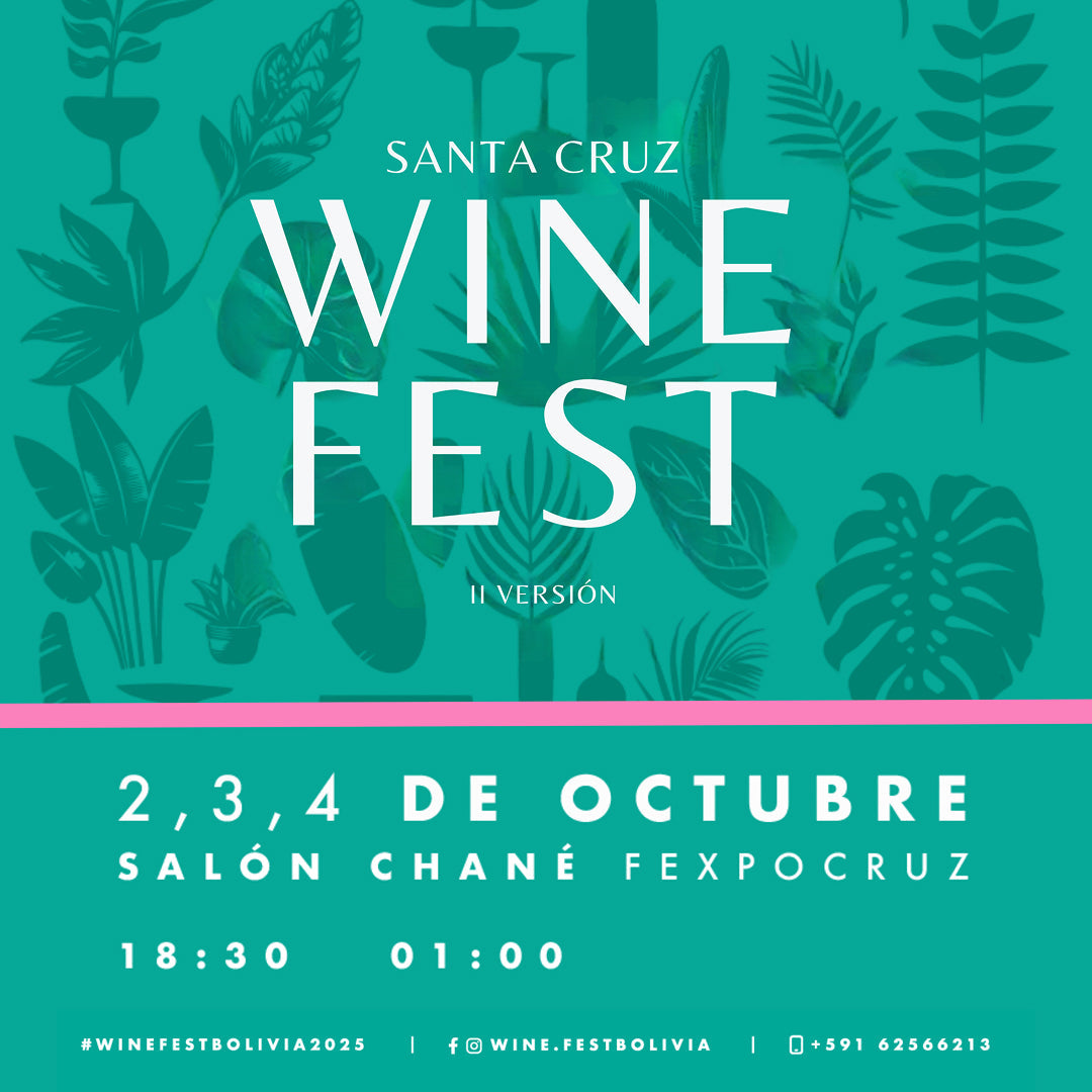 Winefest Santa Cruz 2025 6ta Edición Bicentenario Fecha 04-10-2025 Sector General Sábado Tier Preventa
