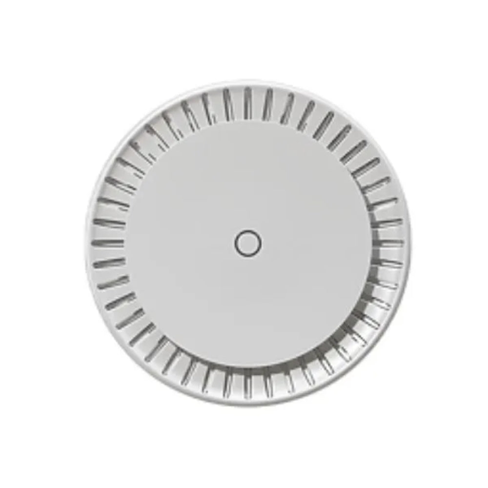 Access Point Mikrotik CAP AX Gen6 para Interior Exterior con Antena Integrada de 6dBi 802.11 A/N/AC/AX Frecuencia 2.4 5.0 GHz con 2 Puertos Ethernet Gigabit CPU Quad Core 1.8GHz RAM 1GB Licencia Nivel 4 cAPGi-5HaXD2HaxD