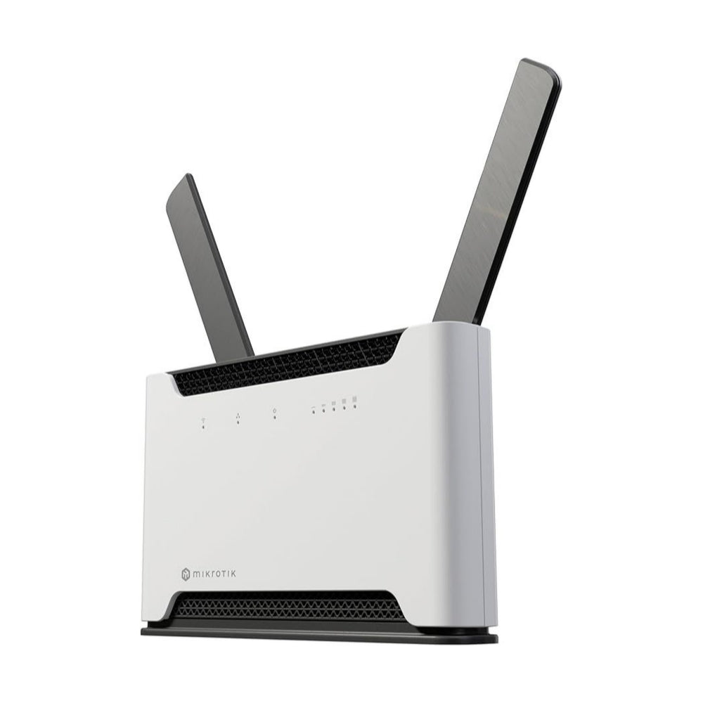 Access Point Mikrotik WiFi6 Chateau Pro AX MiMo 4x4 RouterOS v7 5 Puertos Gigabit CPU Quad Core 2.2GHz RAM 1GB 1xUSB 3.0 Licencia Nivel 6 H53UiG-5HAXQ2HAXQ