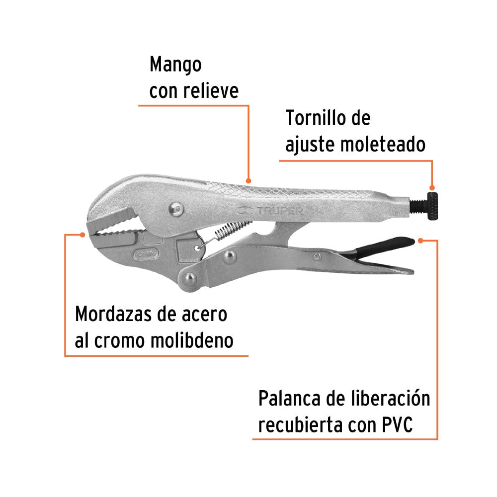 Alicate de Presión Truper de 7"