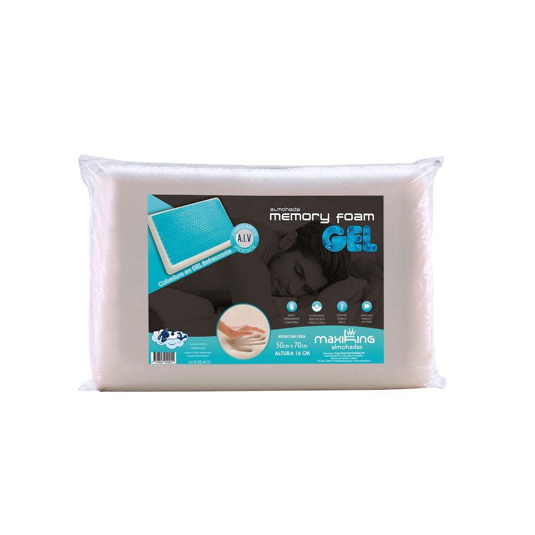Almohada Memory Foam Gel Maxiking
