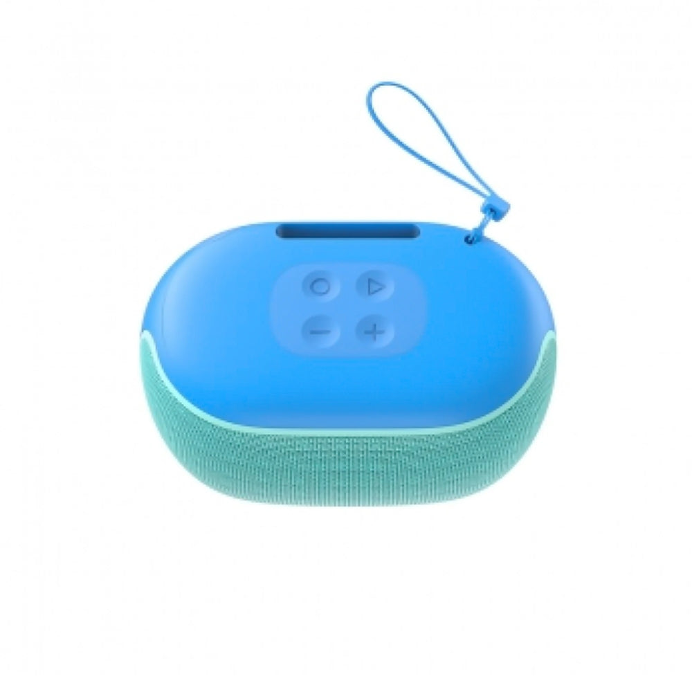 Altavoz Havit Portatil Inalambrico Bateria hasta 6 Horas Bluetooth 5.0 Resistente a Salpicadura de Agua IPX4 Funciones USB AUX Micro SD Radio FM Asistente de Voz color Azul SK800BT-BLUE