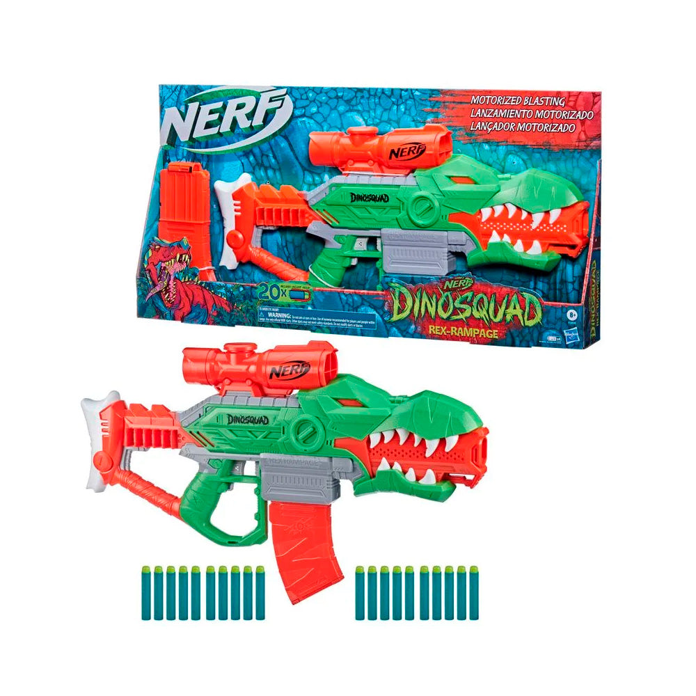 Arma de Juguete Nerf Dinosquad Rex Rampage