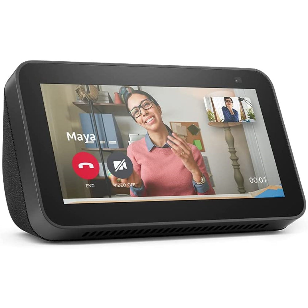 Asistente Virtual Amazon Echo Show 5 2da Gen Pantalla Inteligente Color Negro 840080509914