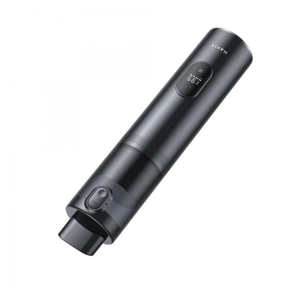 Aspiradora Havit Portatil 2en1 para Vehiculo Poder de Succion 14000Pa con Filtro Lavable Pantalla LCD VC019