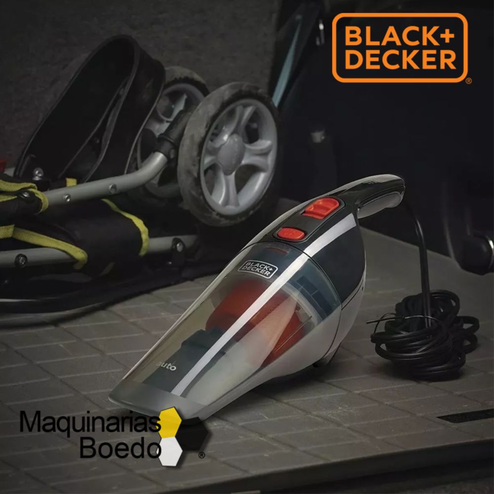 Aspiradora para Auto Portátil Black and Decker 370 ml- 12V