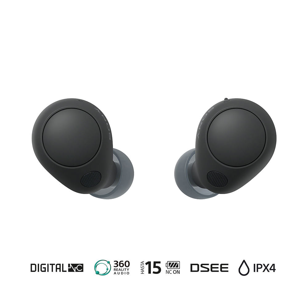 Audífonos Bluetooth Sony con Cancelación de Ruido WF-C700N