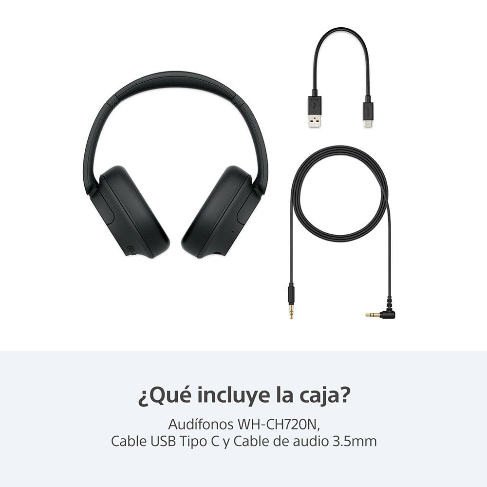 Audífonos Bluetooth Sony con Cancelación de Ruido WH-CH720N