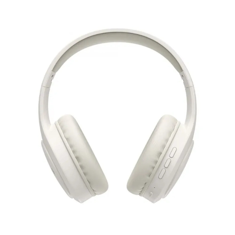 Audifonos Havit Bluetooth Bateria hasta 22 Horas Bluetooth 5.1 Diseño Ajustable y Plegable Puerto USB-C color Beige H633BT-BG