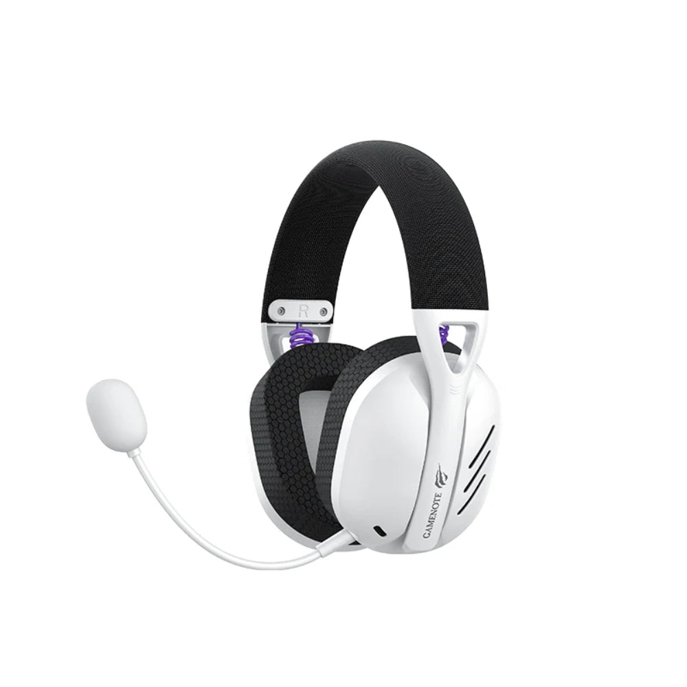 Audifonos Havit Gamer Inalambricos Bateria hasta 26 Horas en Modo Bluetooth 23 Horas en Modo 2.4GHz Conexion USB y Auxiliar Ultraligero color Blanco Fuxi-H3-WBK