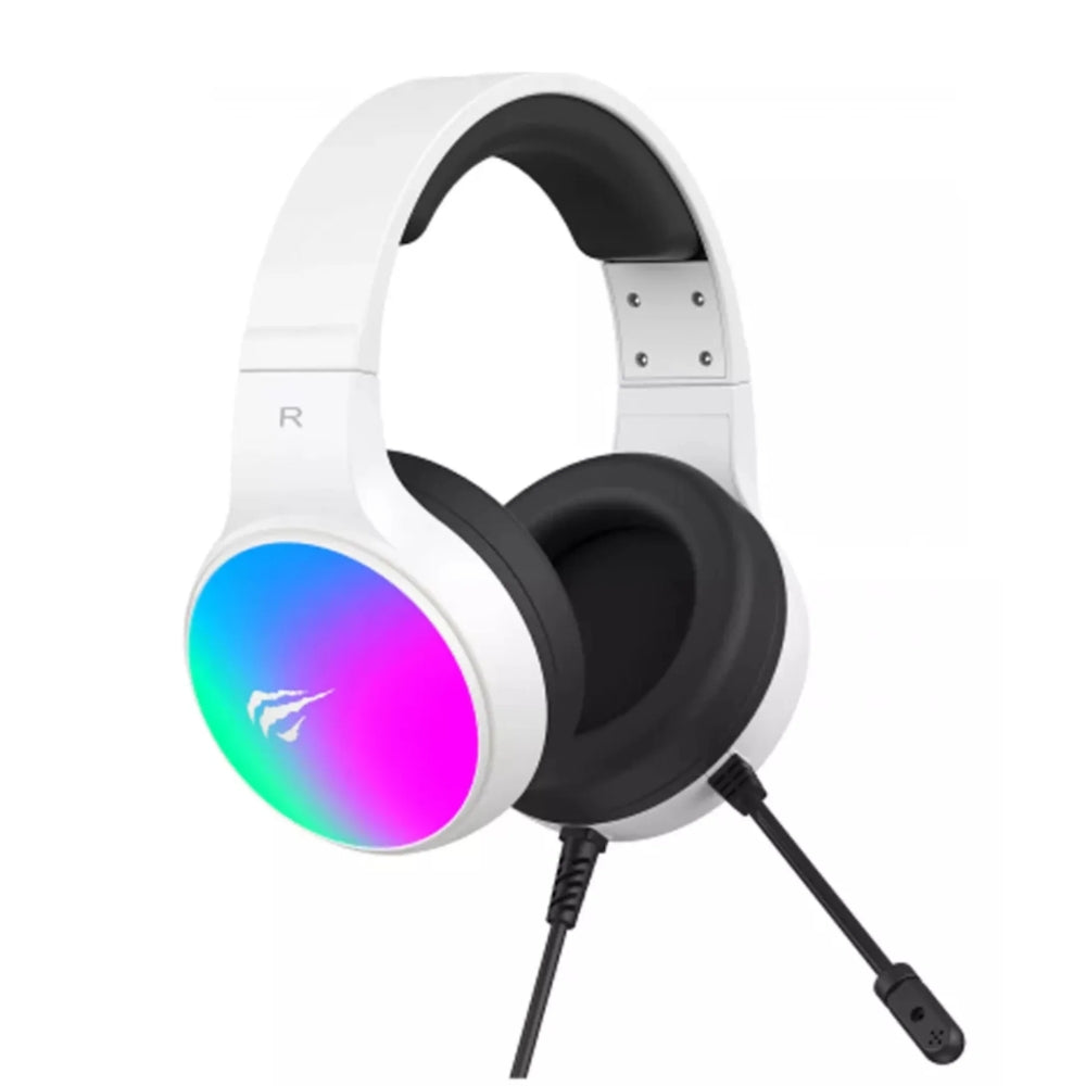Audifonos Havit Gamer RGB USB 7.1 Microfono Flexible cable de 2.1 Metros H2043U-WBK
