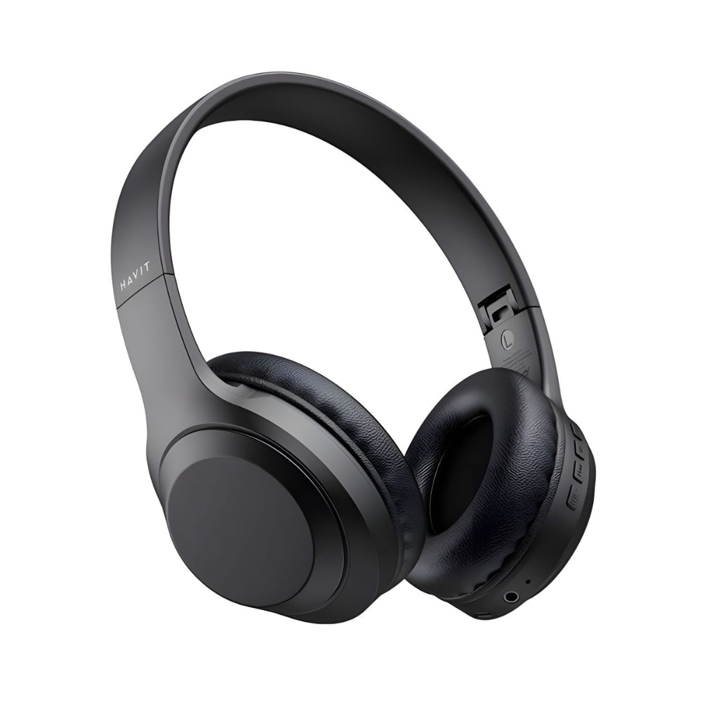 Audifonos Havit Inalambrico Bateria hasta 9 Horas Bluetooth 5.1 Ultraligero color Negro H628BT-BK