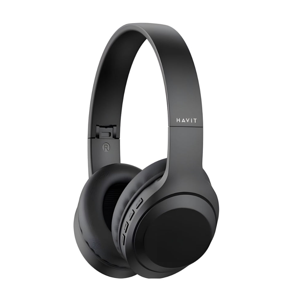 Audifonos Havit Inalambrico Bateria hasta 9 Horas Bluetooth 5.1 Ultraligero color Negro H628BT-BK