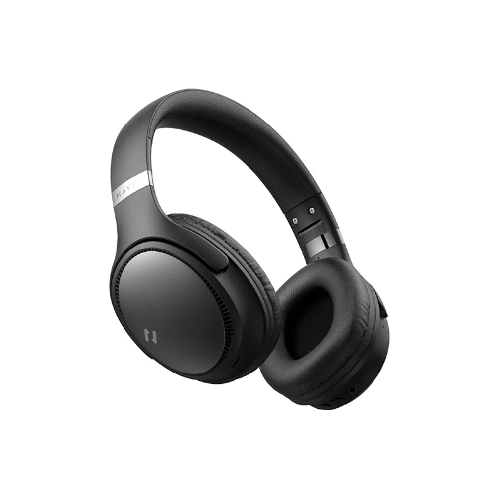 Audifonos Havit Inalambricos Bateria hasta 55 Horas Bluetooth 5.3 Diseño Plegable FM Radio Micro SD y Auxiliar color Negro H630BT-BK