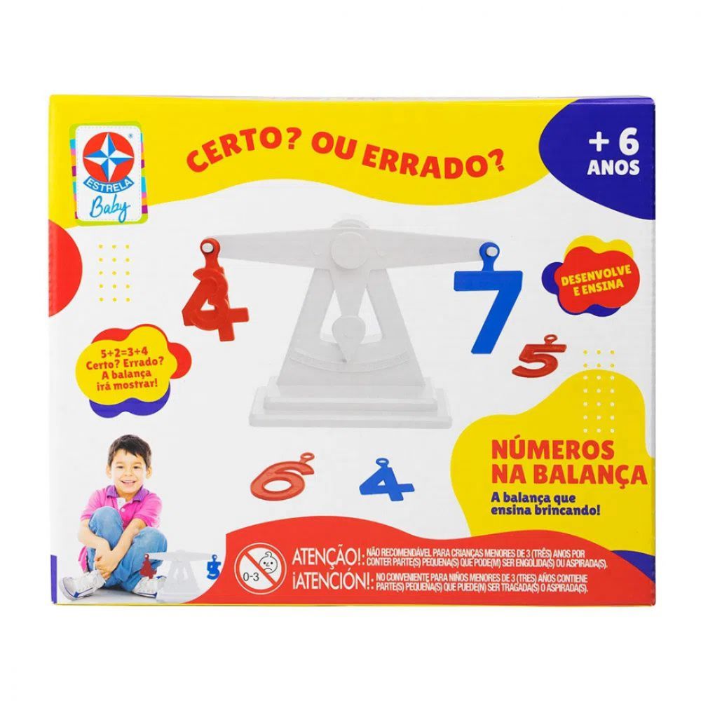 Balanza De Numeros Estrela Estrela