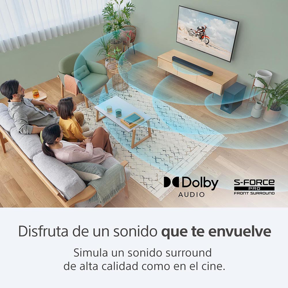 Sistema de Sonido Sony 2.1 potente Subwoofer Inalámbrico HT-S400