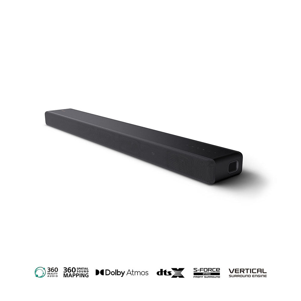 Barra de sonido Sony 3.1 canales con tecnología 360 Spatial Sound HT-A3000