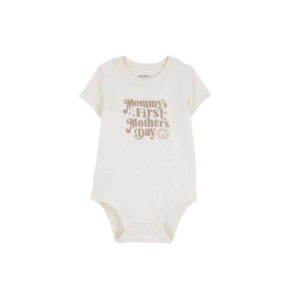 Body Carters de Algodon para el Primer Dia de la Madre Color Crema 1Q552710