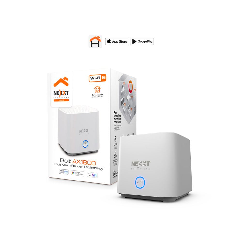 Bolt Mesh Router AX1800 WiFi 6 Nexxt