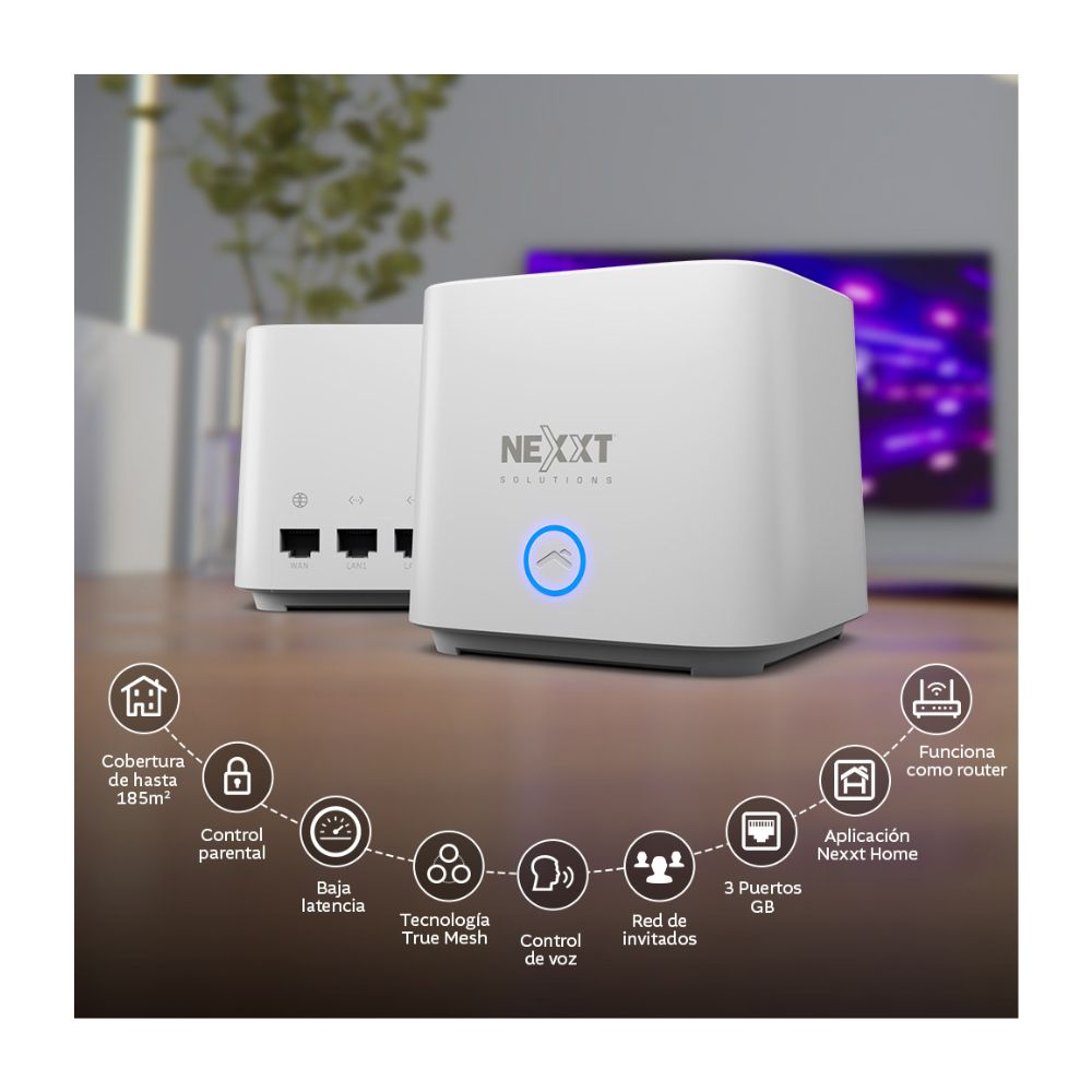 Bolt Mesh Router AX1800 WiFi 6 Nexxt
