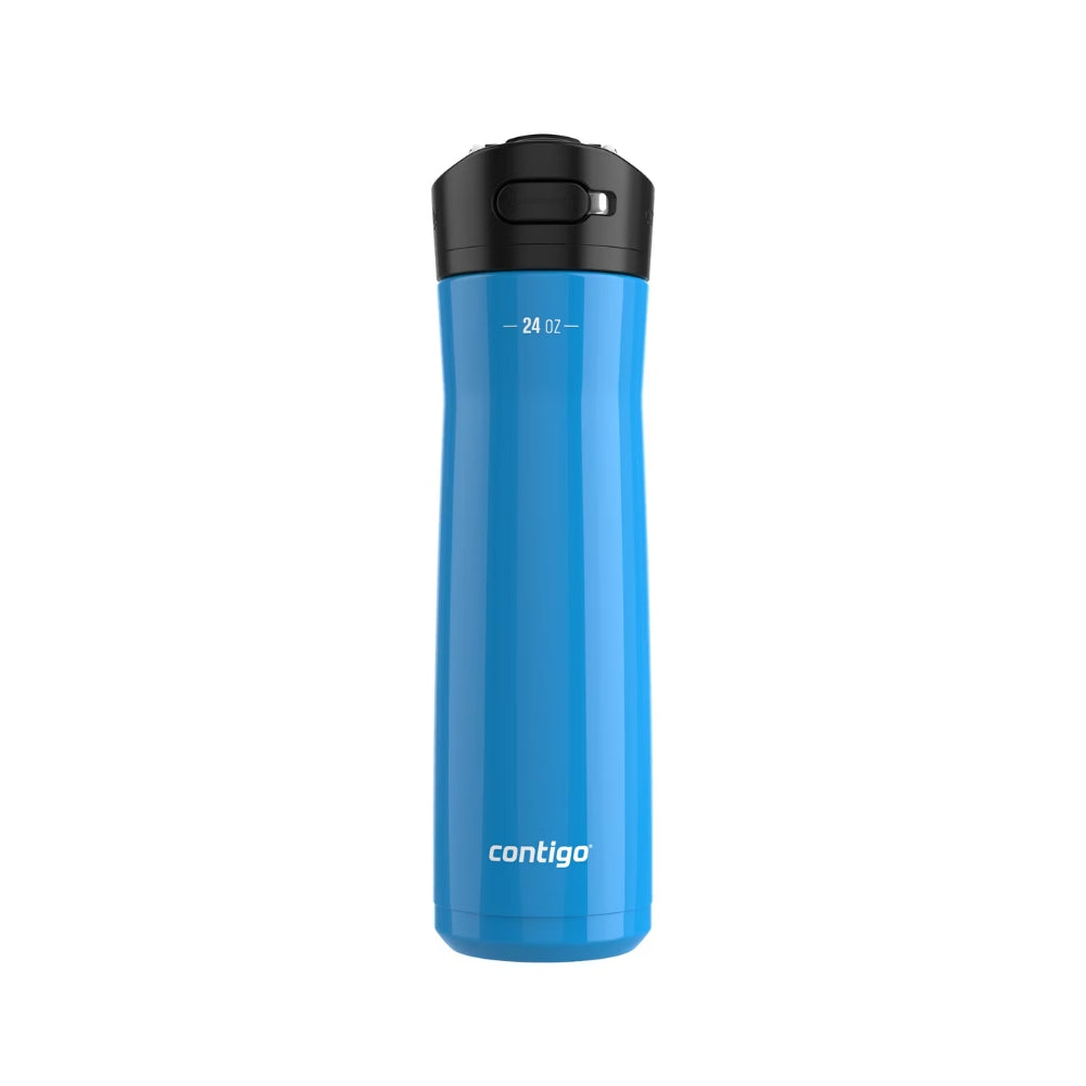 Botella Contigo Ashland Chill Autospout de Acero Inoxidable de 24oz 710ml color Blue Poppy 2190394