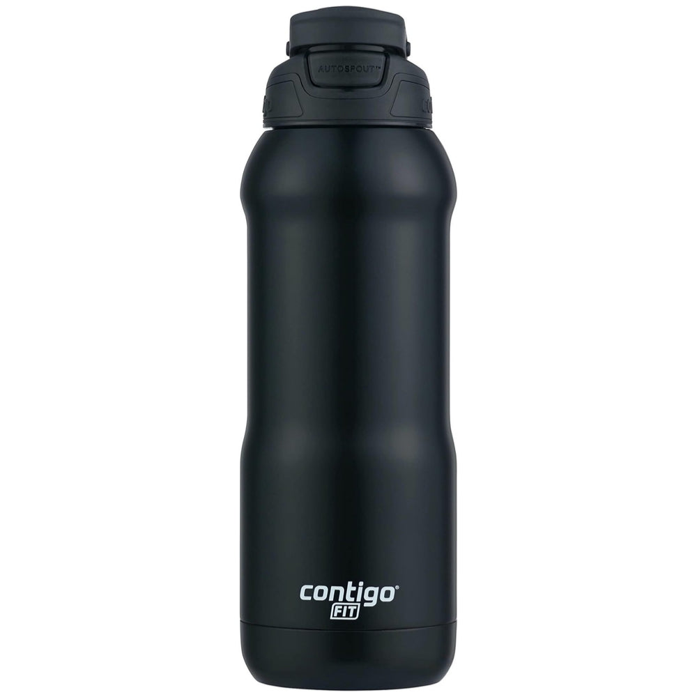 Botella Contigo Fit Straw de Plastico Libre de BPA con Bombilla Autospout de 32oz 946ml color Licorice 2099192