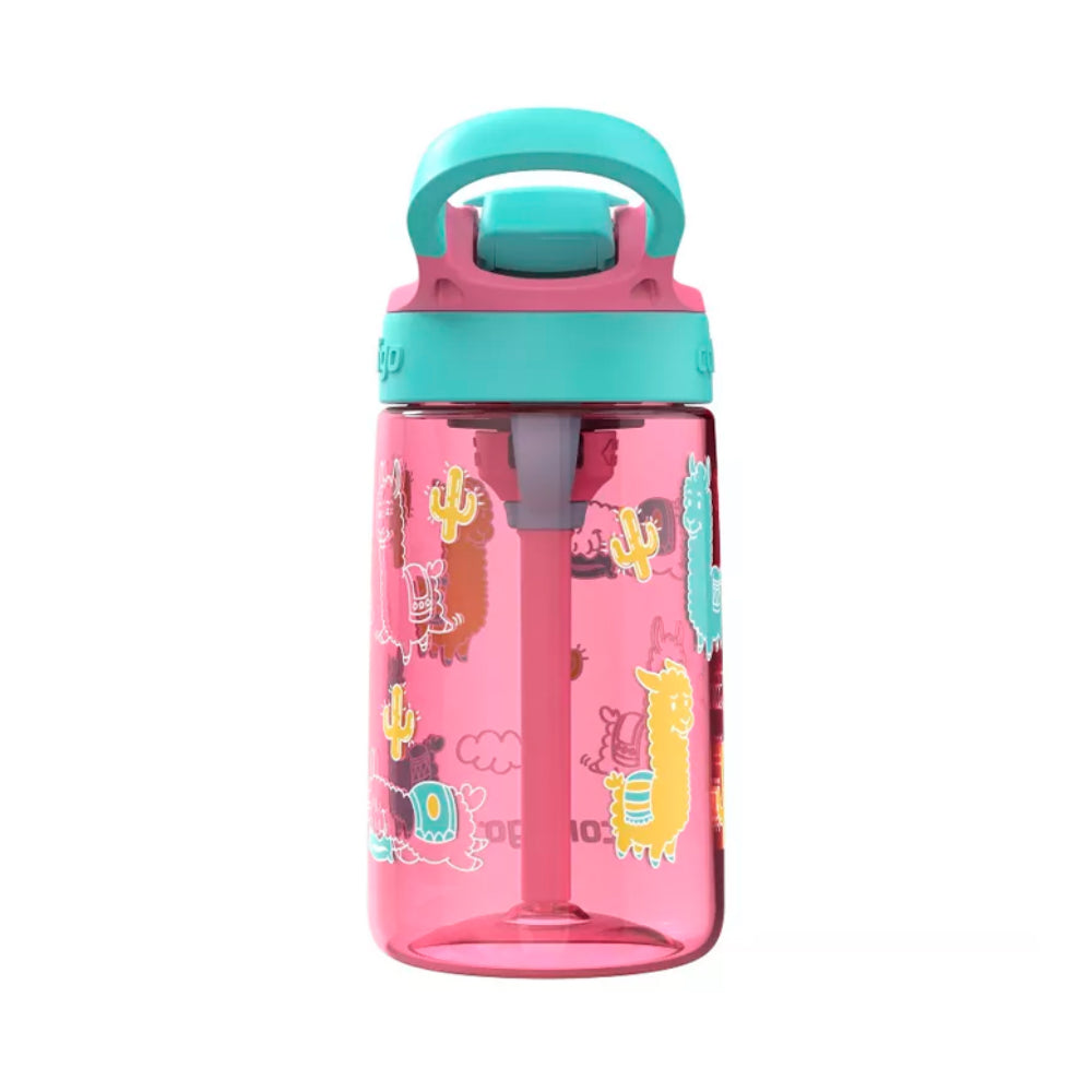 Botella Contigo Kids Autospout de Plastico Libre de BPA de 14oz 414ml color Azalea/Llamas 2188226
