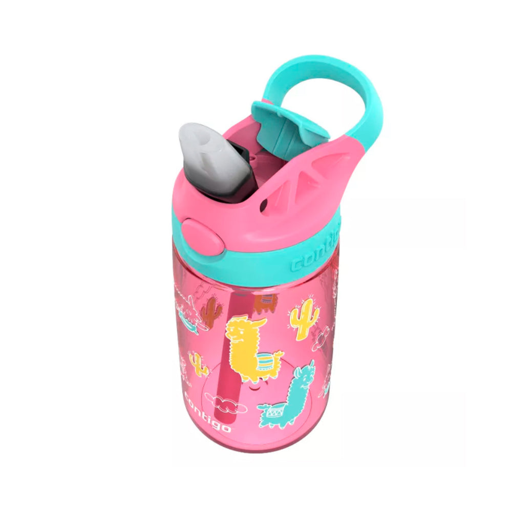 Botella Contigo Kids Autospout de Plastico Libre de BPA de 14oz 414ml color Azalea/Llamas 2188226