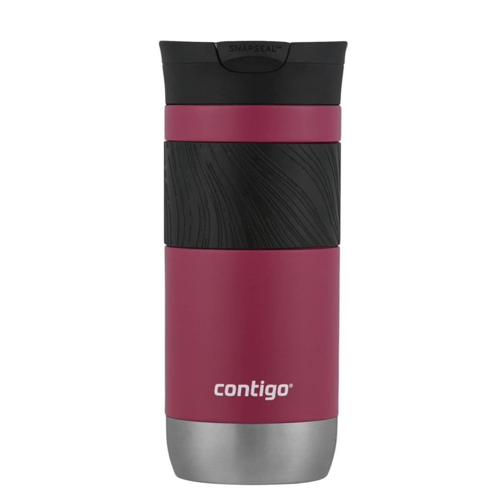 Botella Contigo Snapseal Byron Travel Mug de Acero Inoxidable de 16oz 473ml color Dragon Fruit 2100871