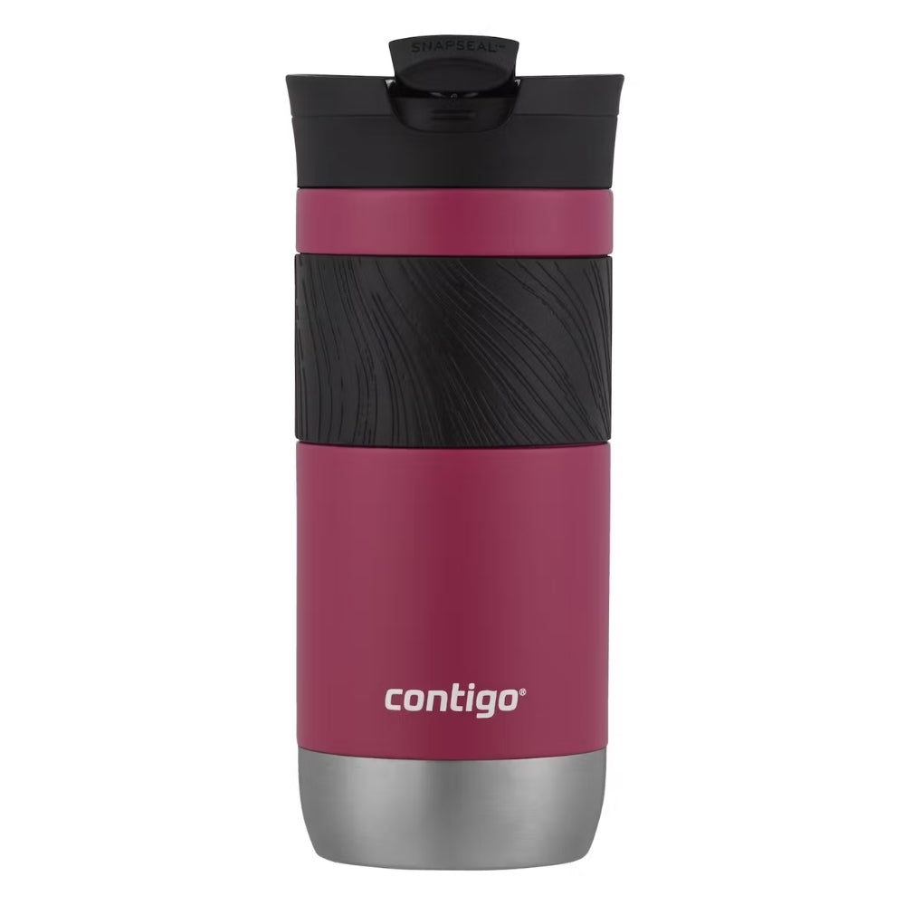 Botella Contigo Snapseal Byron Travel Mug de Acero Inoxidable de 16oz 473ml color Dragon Fruit 2100871