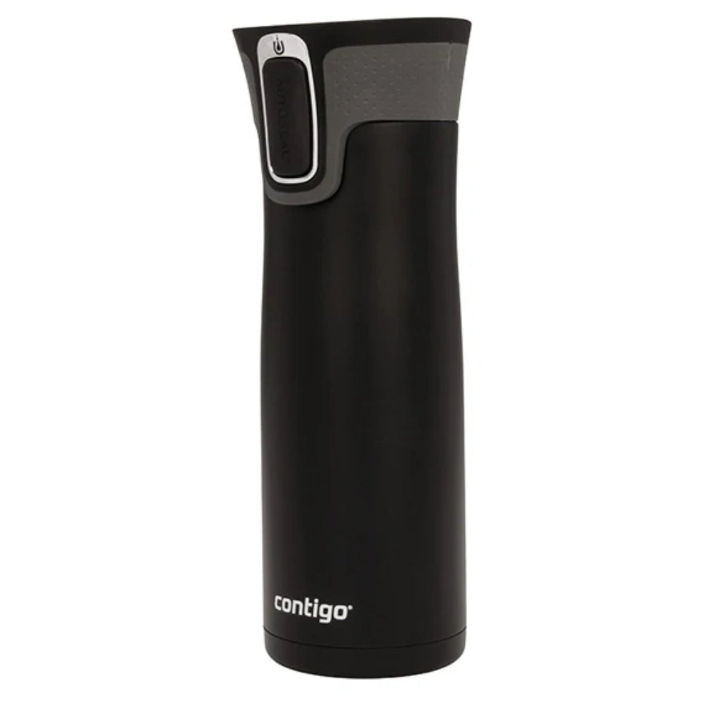 Botella Contigo Termica Autoseal West Loop de Acero Inoxidable de 20oz 591ml color Matte Black 2074780
