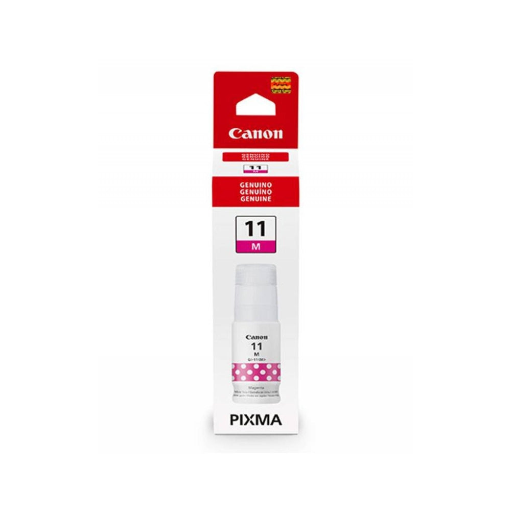 Botella de Tinta Canon GI-11M color Magenta de 70ml Compatible con Pixma G2160 4535C001AA