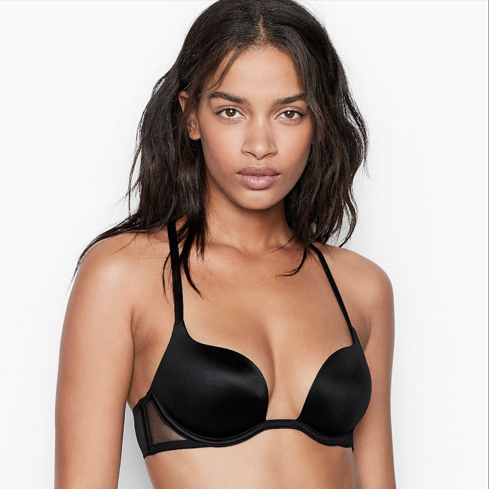 Brasier Sosten Victorias Secret con Espalda Nadadora y Forro Ligero color Negro 11164802 4RWQ Talla 34DD