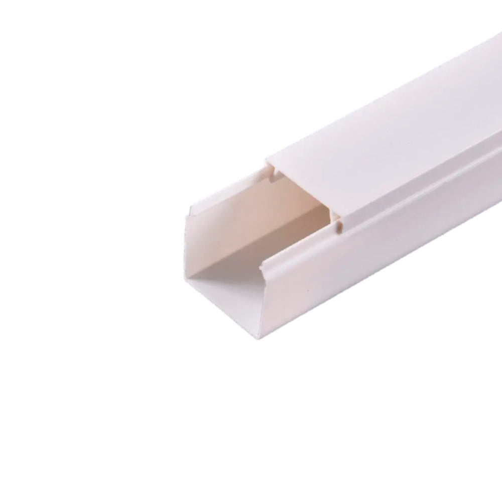 Cable Canal Dimax PVC 10x15mm Paquete de 10 Unidades Longitud 2 Metros color Blanco incluye Cinta Adhesiva S114