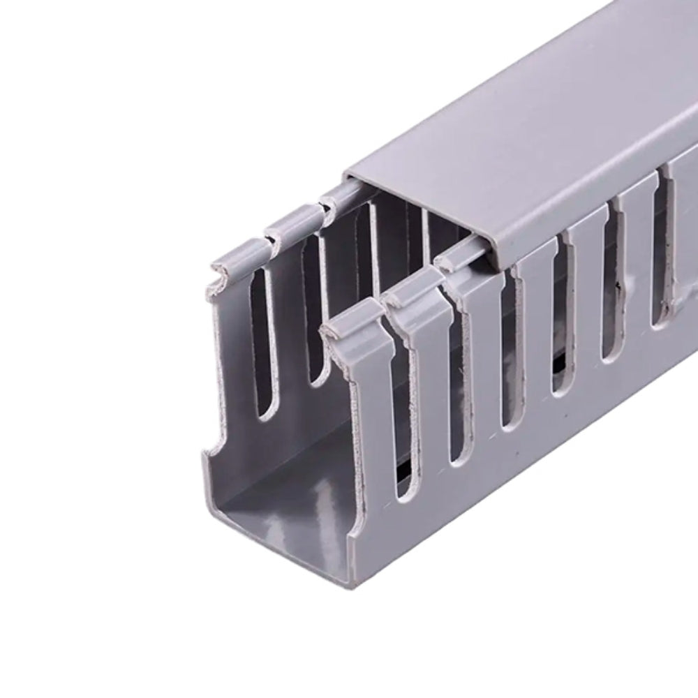 Cable Canal Dimax Ranurado 60x40mm Paquete de 10 Unidades Longitud 2 Metros color Gris S127