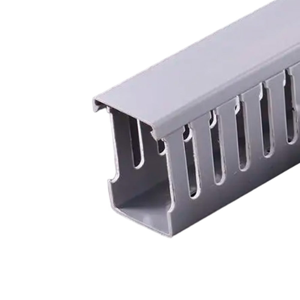 Cable Canal Dimax Ranurado 60x40mm Paquete de 10 Unidades Longitud 2 Metros color Gris S127