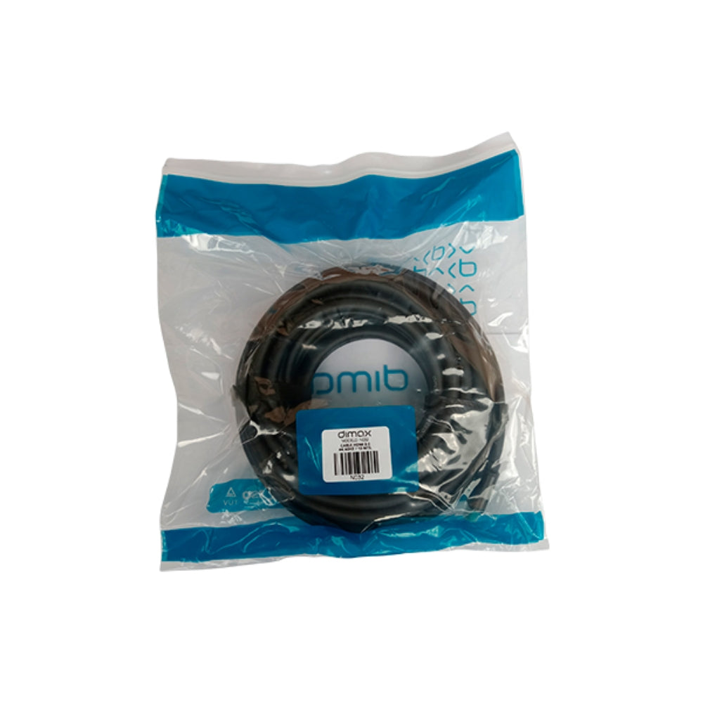 Cable HDMI Dimax 10 Metros 4K 60Hz 3D Audio Dolby Digital DTS N032
