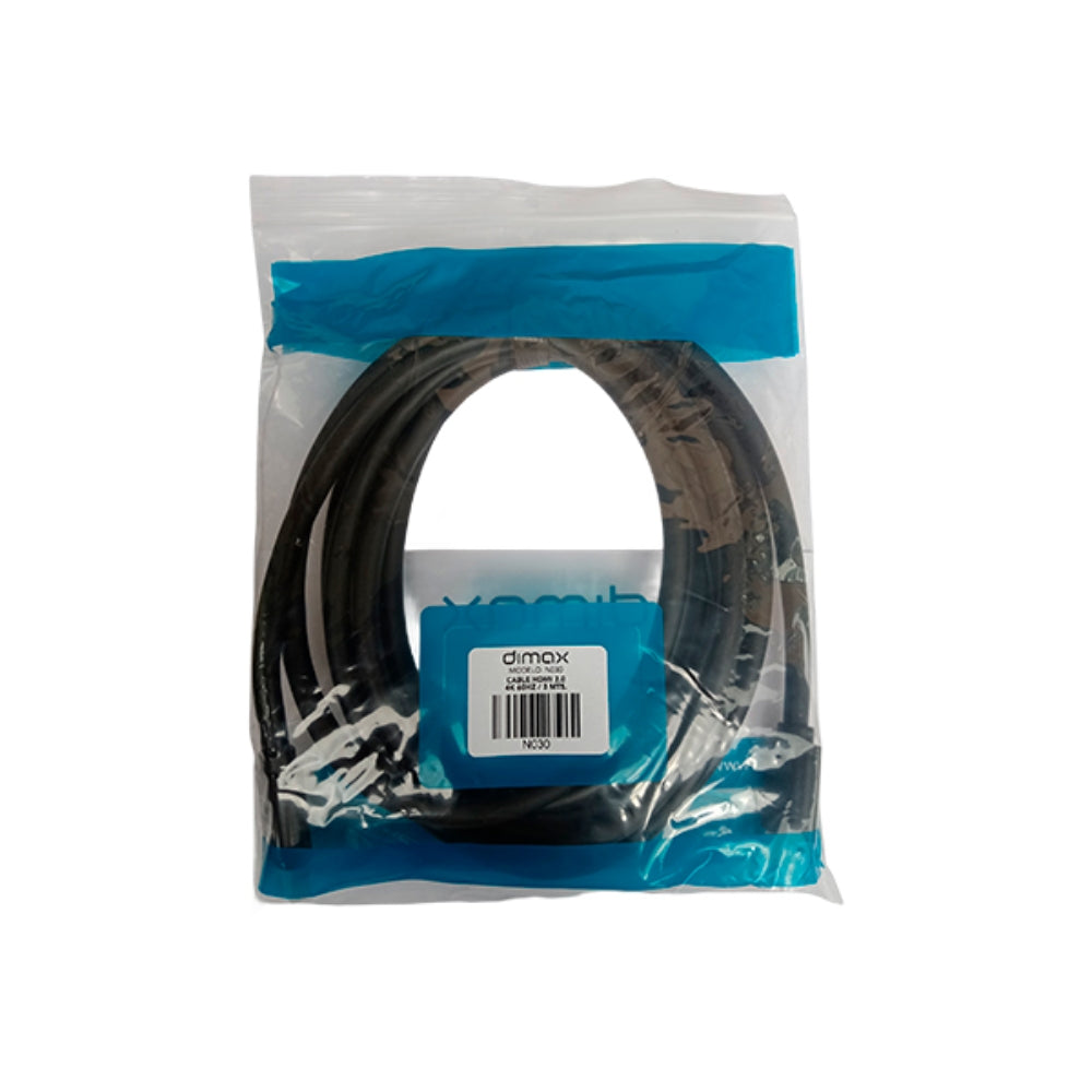 Cable HDMI Dimax 3 Metros 4K 60Hz Audio Dolby Digital DTS N030