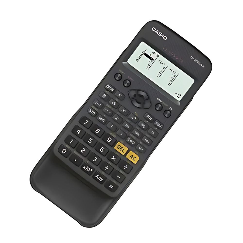 Calculadora Casio Cientifica Pantalla LCD con 274 Funciones Matematicas FX-350LAX-BK
