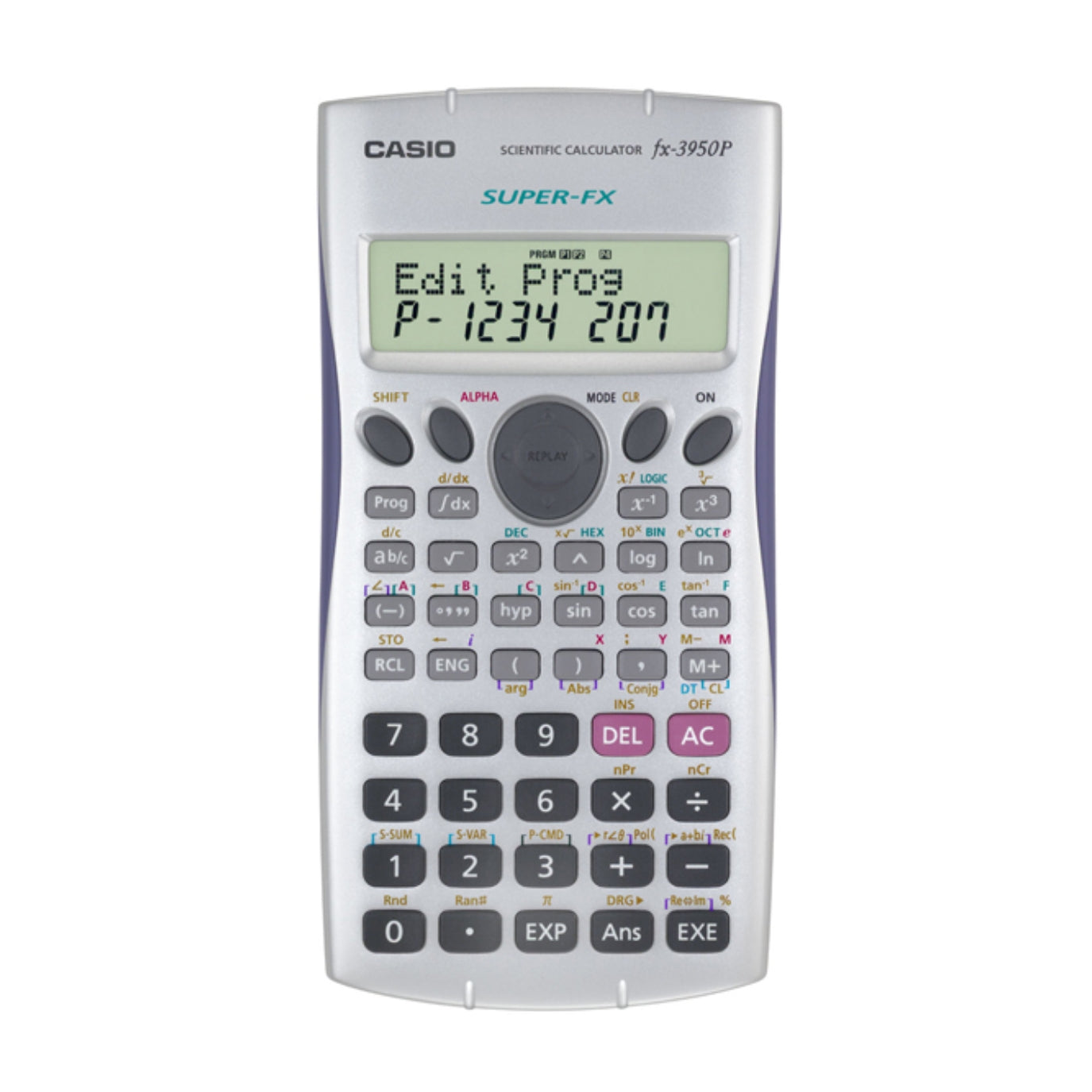Calculadora Casio Cientifica Programable Pantalla LCD de 2 lineas FX 3950