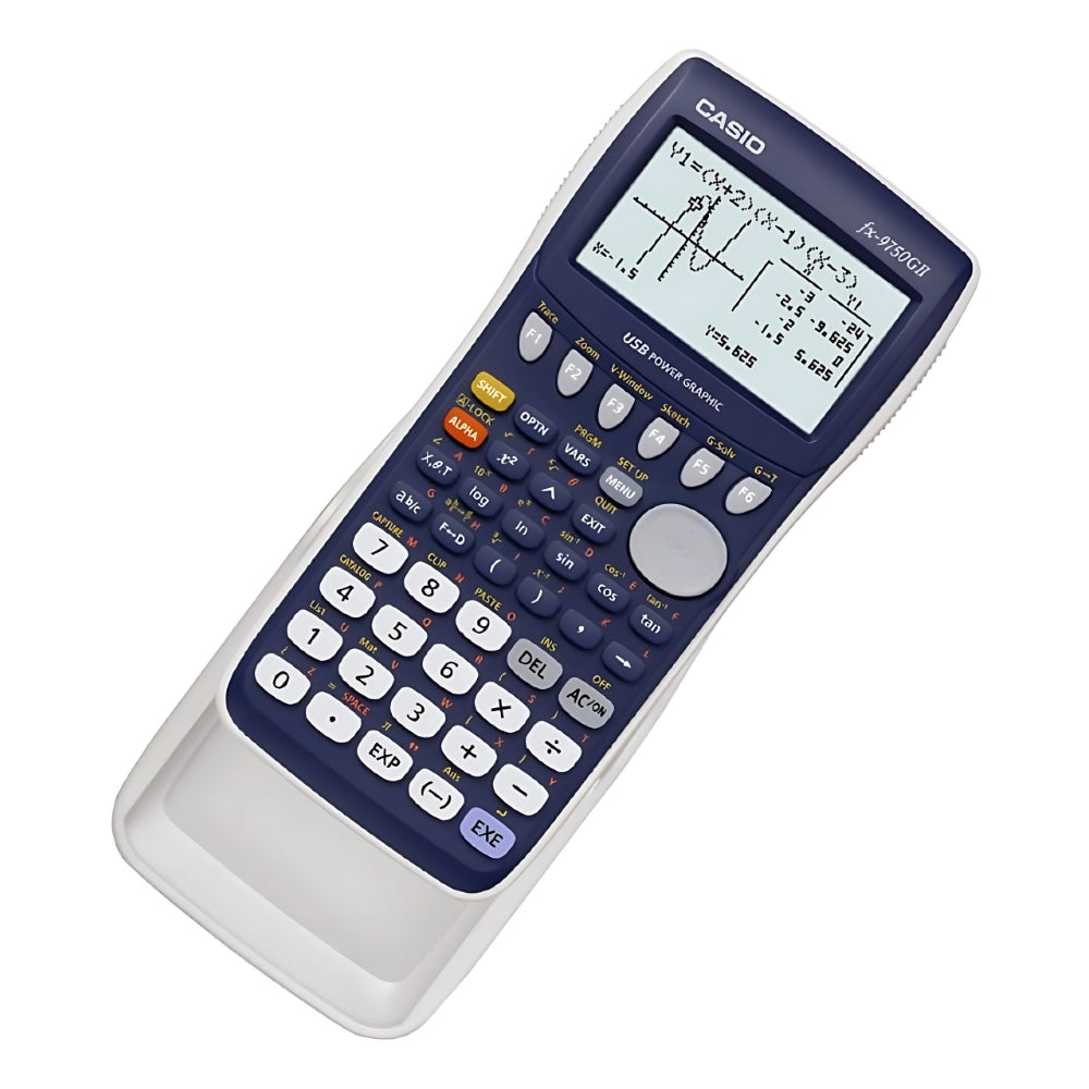 Calculadora Casio Graficadora Profesional Pantalla LCD 64x96 Pixeles Memoria 62KB FX-9750