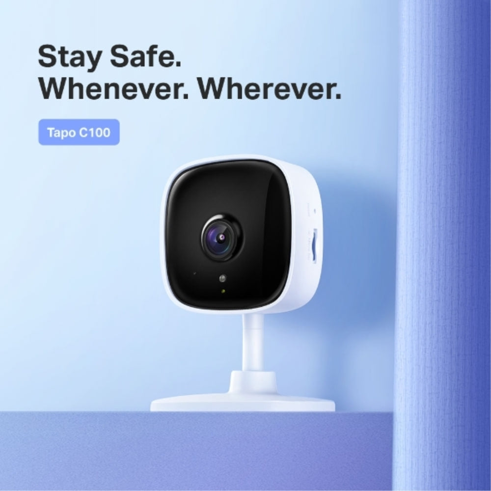 Camara de Seguridad TP-Link Full HD Wi-Fi microSD Sensor Movimiento Audio 2 vias TAPO C100