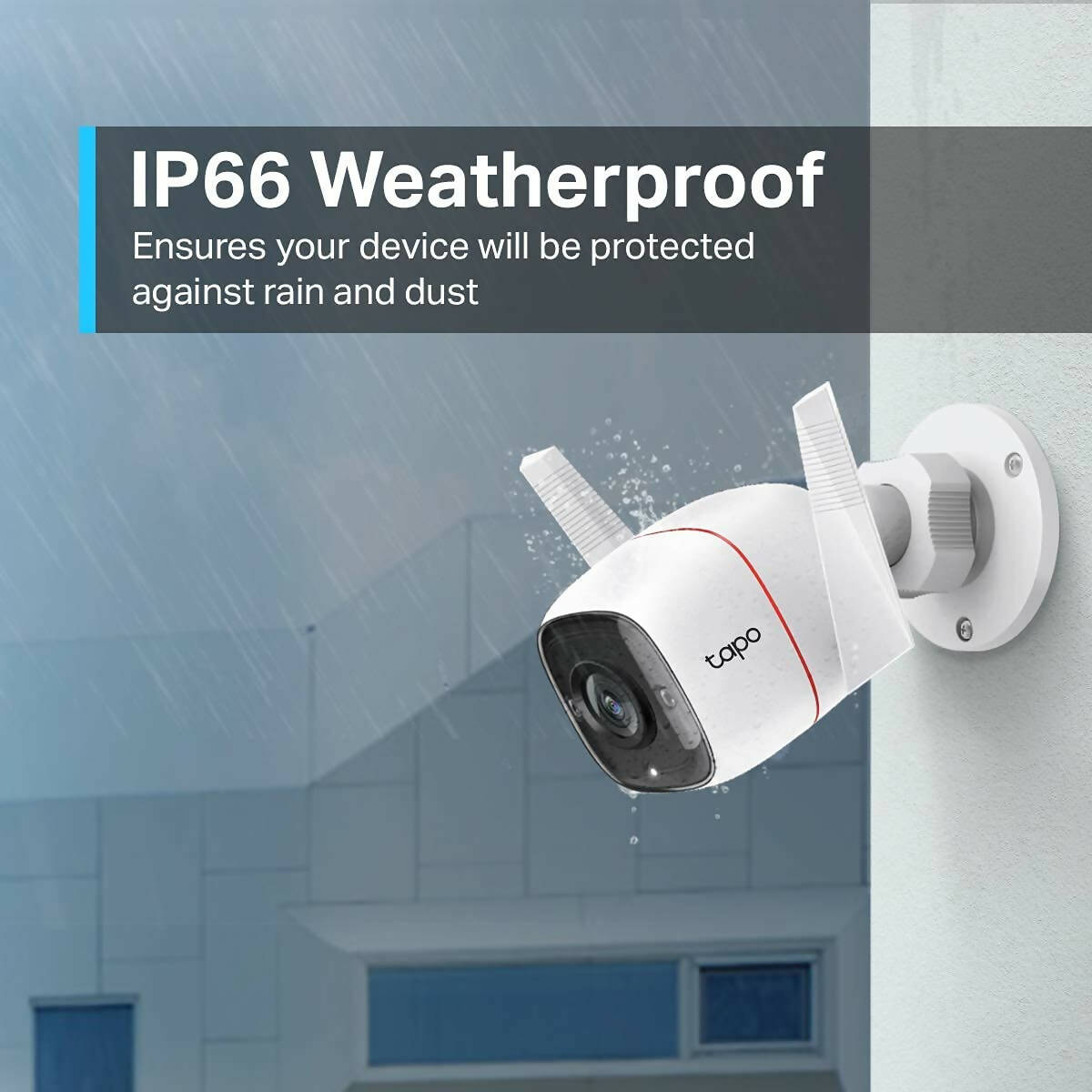 Camara de Seguridad TP-Link para exterior Full HD Wi-Fi Ethernet microSD Sensor Movimiento y audio TAPO C310