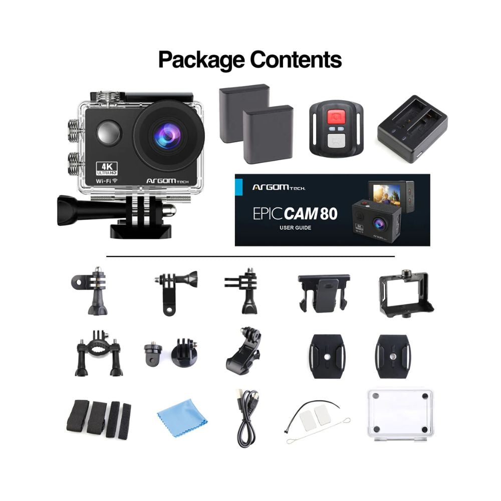 Camara Epic 80/4K Ultra HD ARG-AC-9180BK