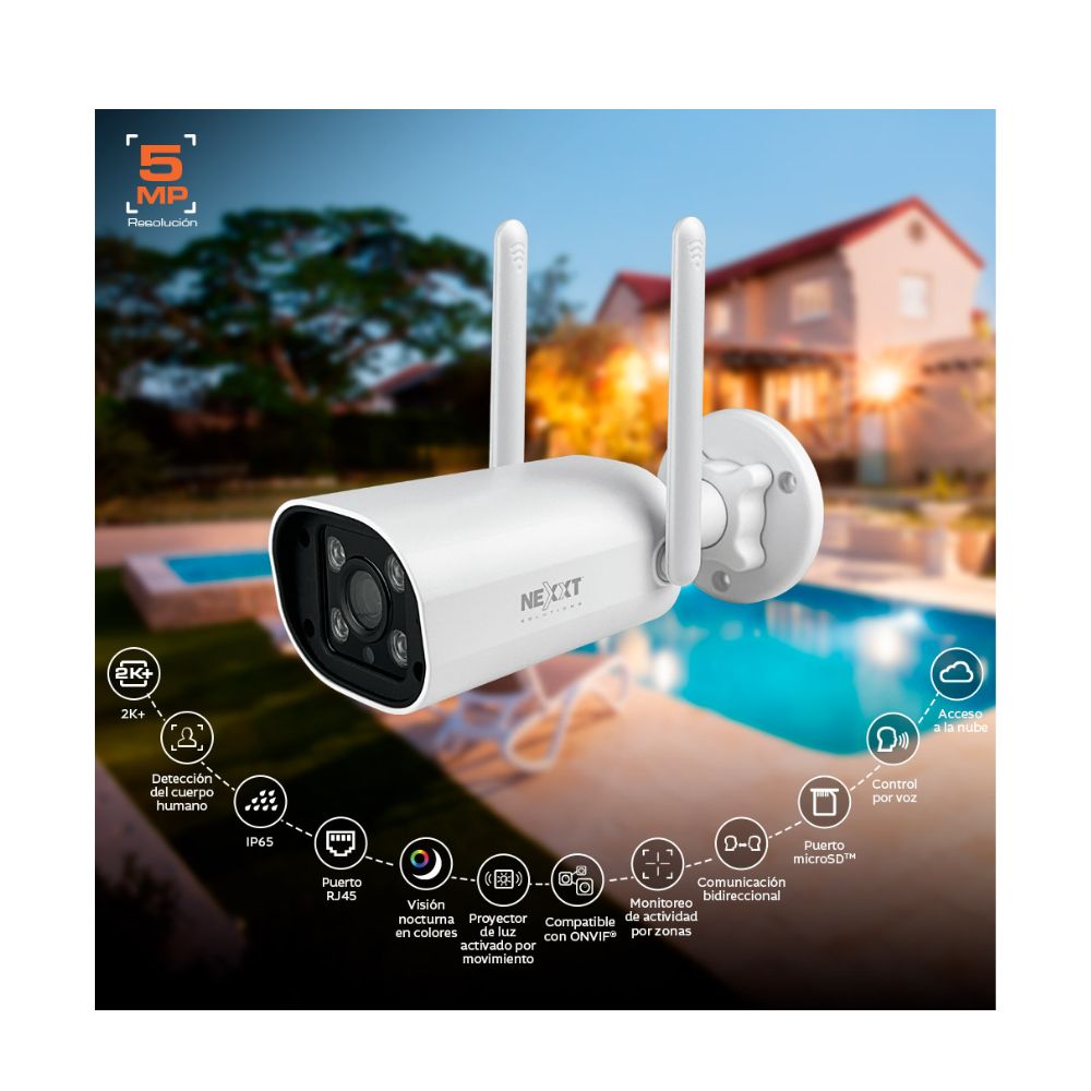 Cámara inteligente Wi-Fi® Nexxt NHC-OF10