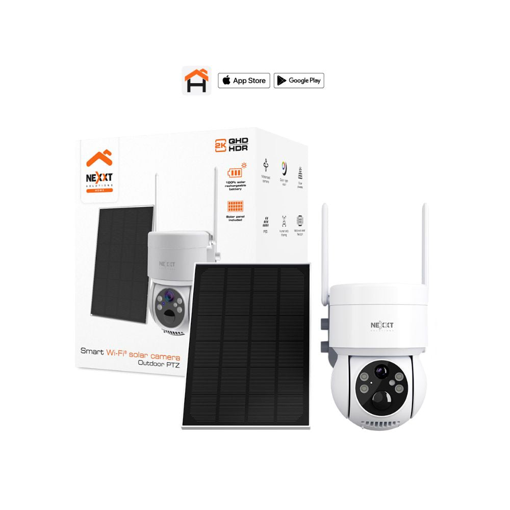 Cámara PTZ con Panel Solar Wi-Fi® Nexxt