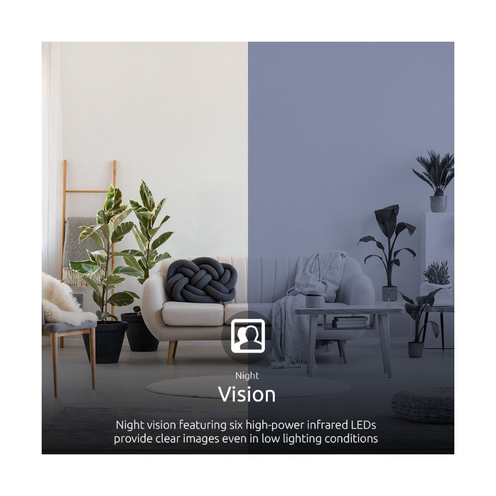 Camara Smart Nexxt Wi-Fi 2K Indoor