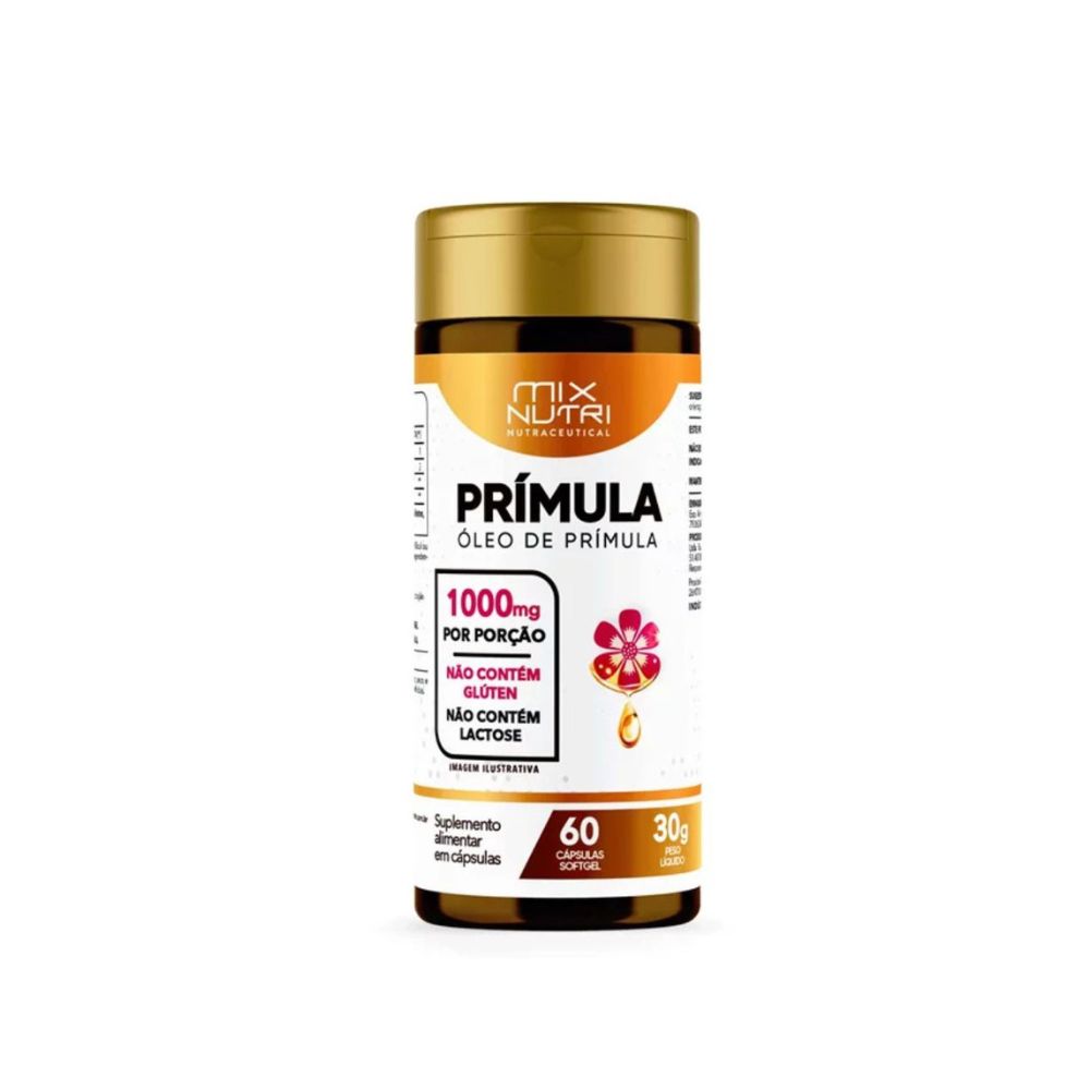Capsulas Nutraceutical Oleo De Primula Mix Nutri  60 Caps - 30g