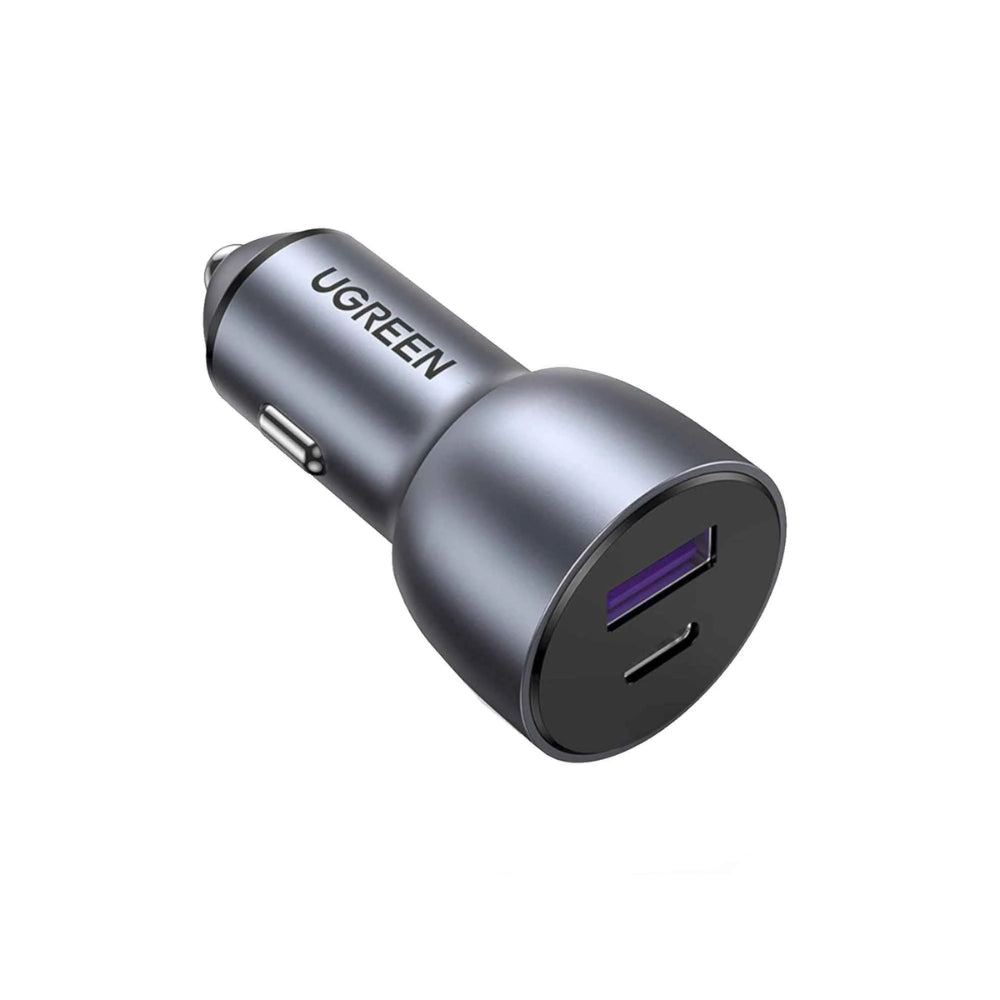 Cargador Ugreen de Vehiculo Puerto USB-A PD30W+SCP22.5W Puerto USB-C 42.5W Maximo Soporta PD QC 3.0 con Proteccion Electrica 40858