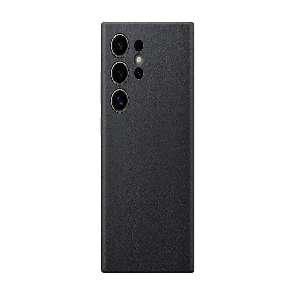 Case Vegan Leather Case S24 Ultra Black